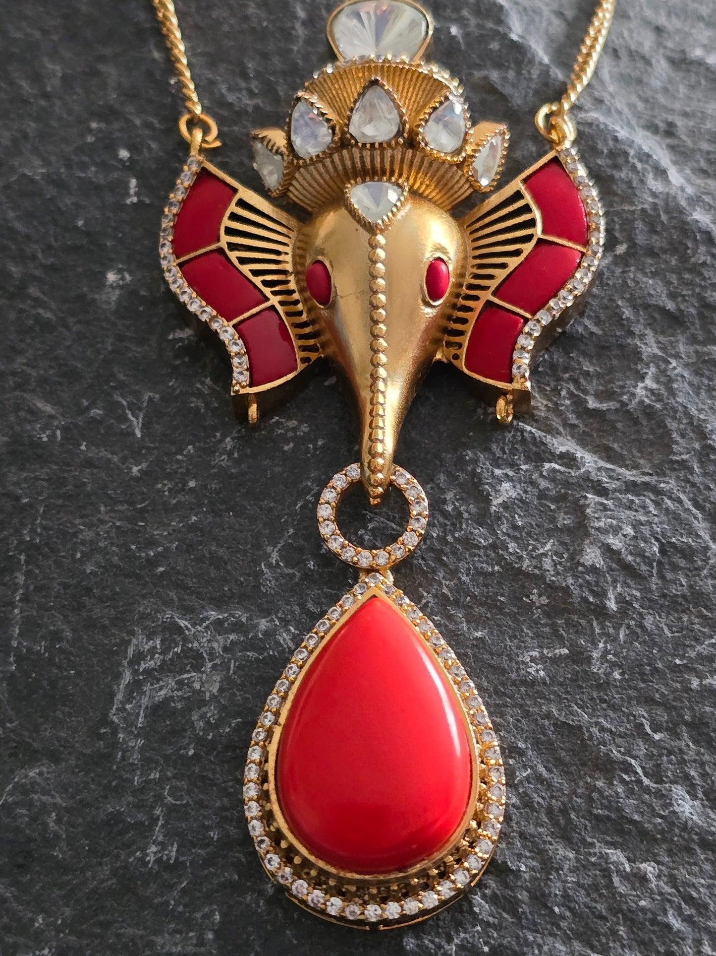 Lord Ganesh Pendant Set