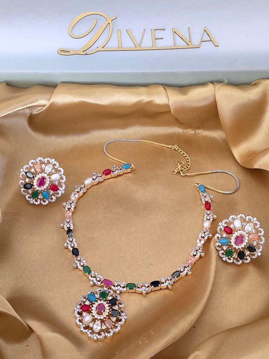 Anna Navratan Necklace Set