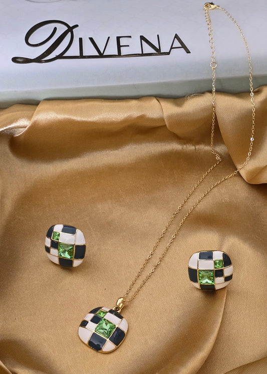 Blake Enamel Pendant Set