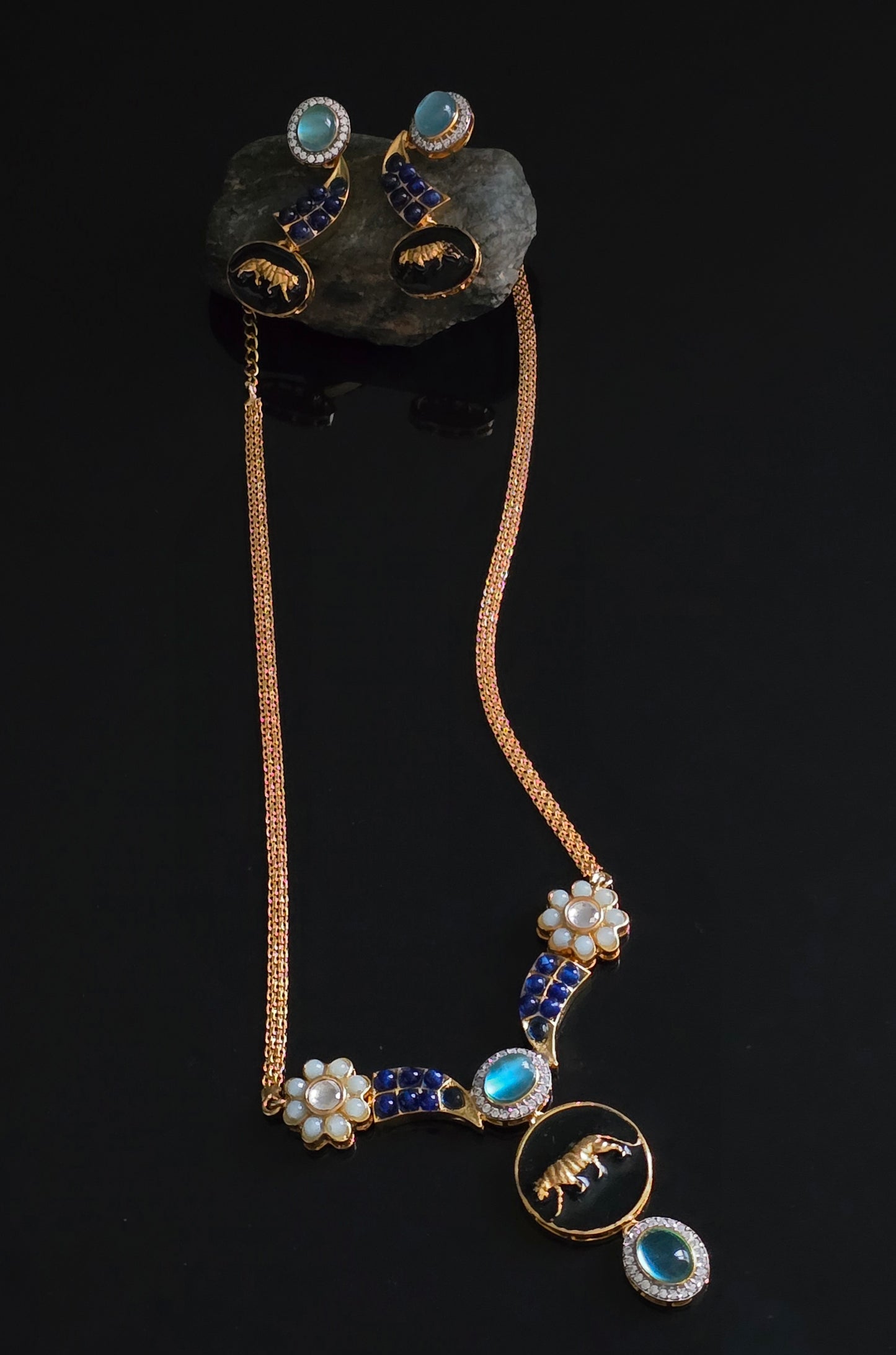 Hazel Stone Necklace set