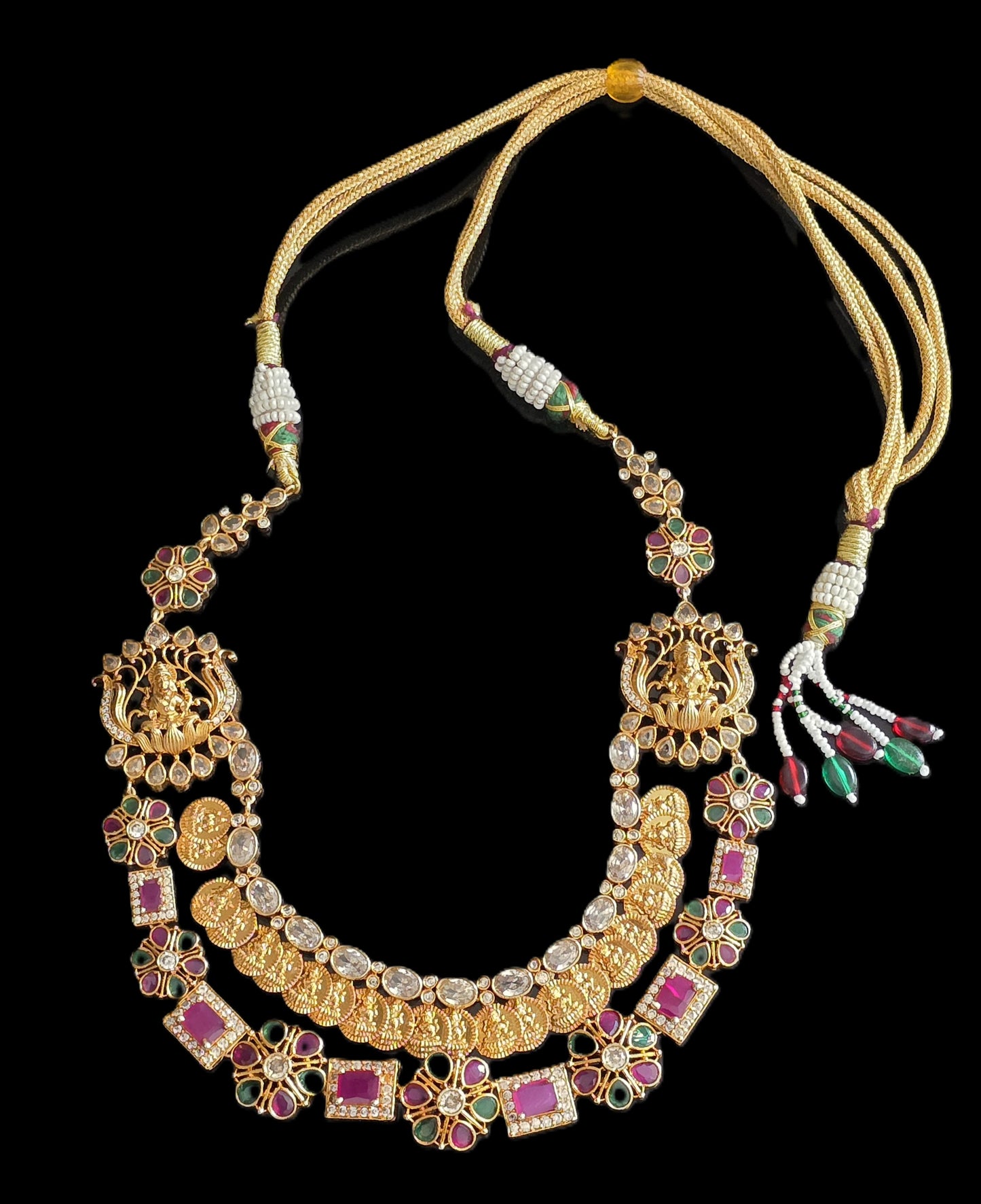 Traditional Temple Laxmi Necklace Set