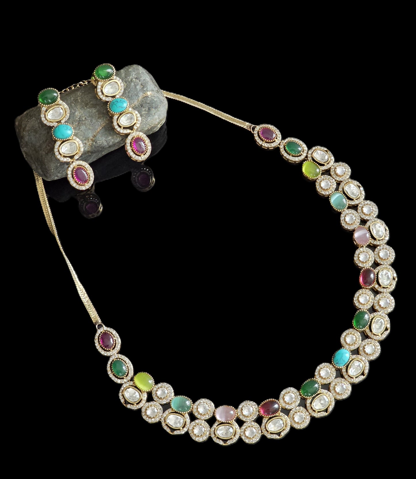 Valeria Navratan Polki Necklace