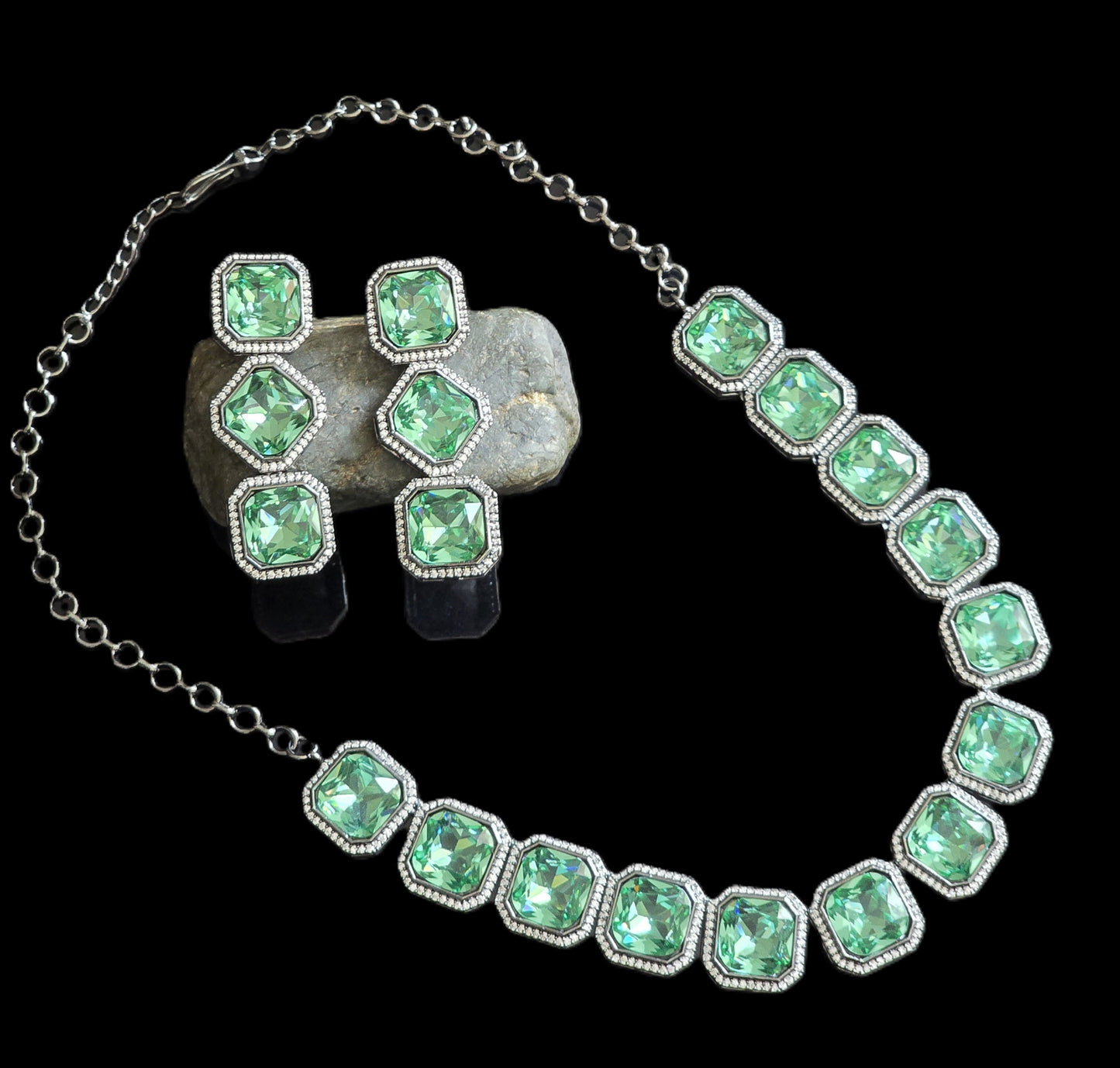 Layla Crystal Necklace Set