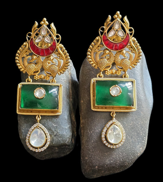 Kundan Statement Dangler Earrings