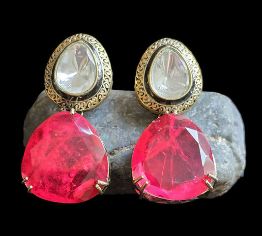 Rosalind Doublet Stone Earrings