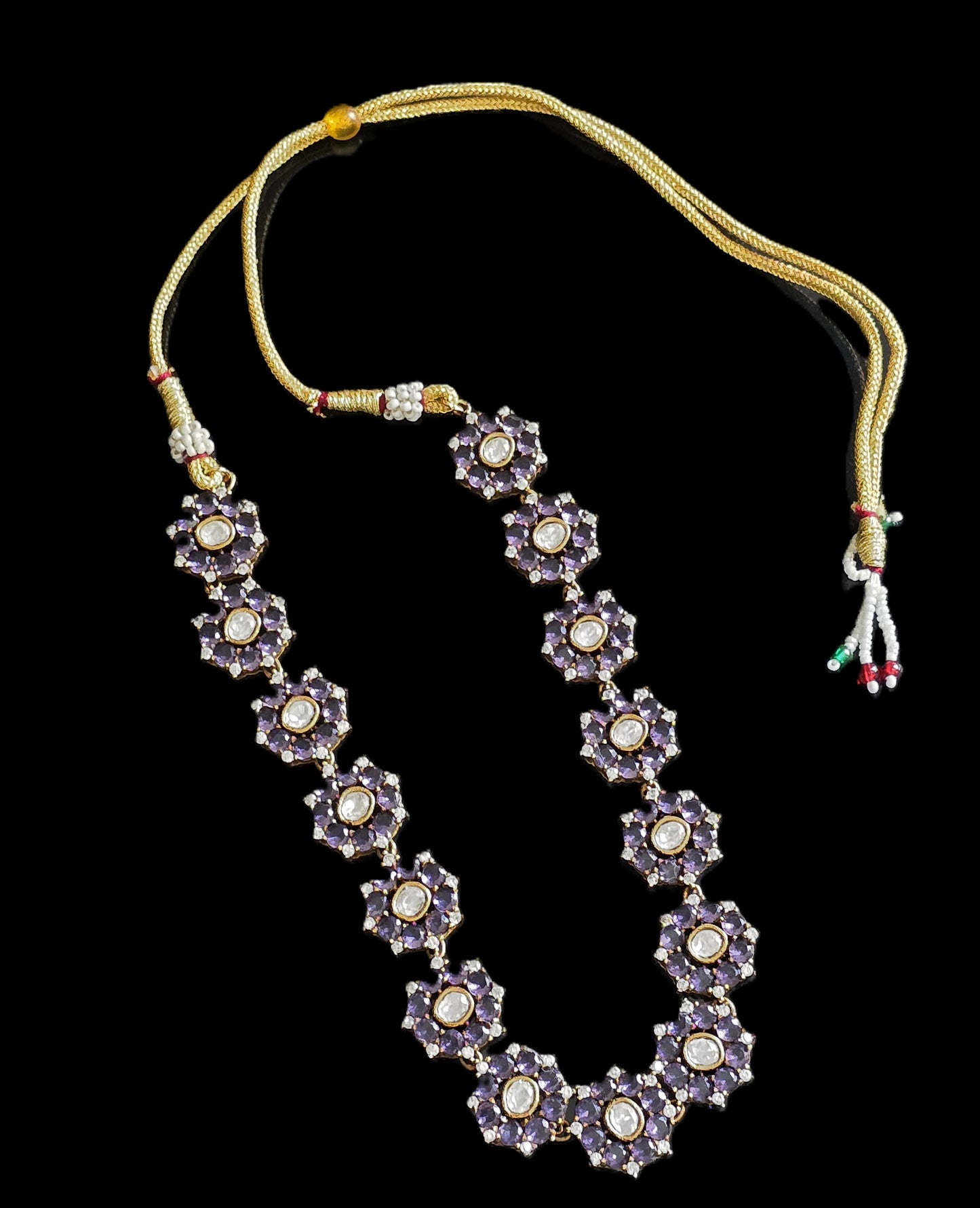 Tessa Crystal Polki Necklace Set