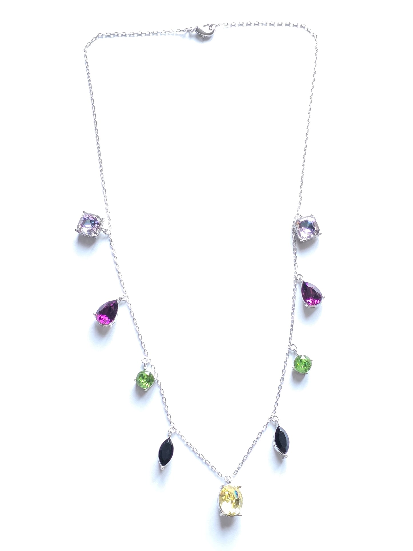 Mollie Mixed Cuts, Multi-Coloured Crystal Necklace Set