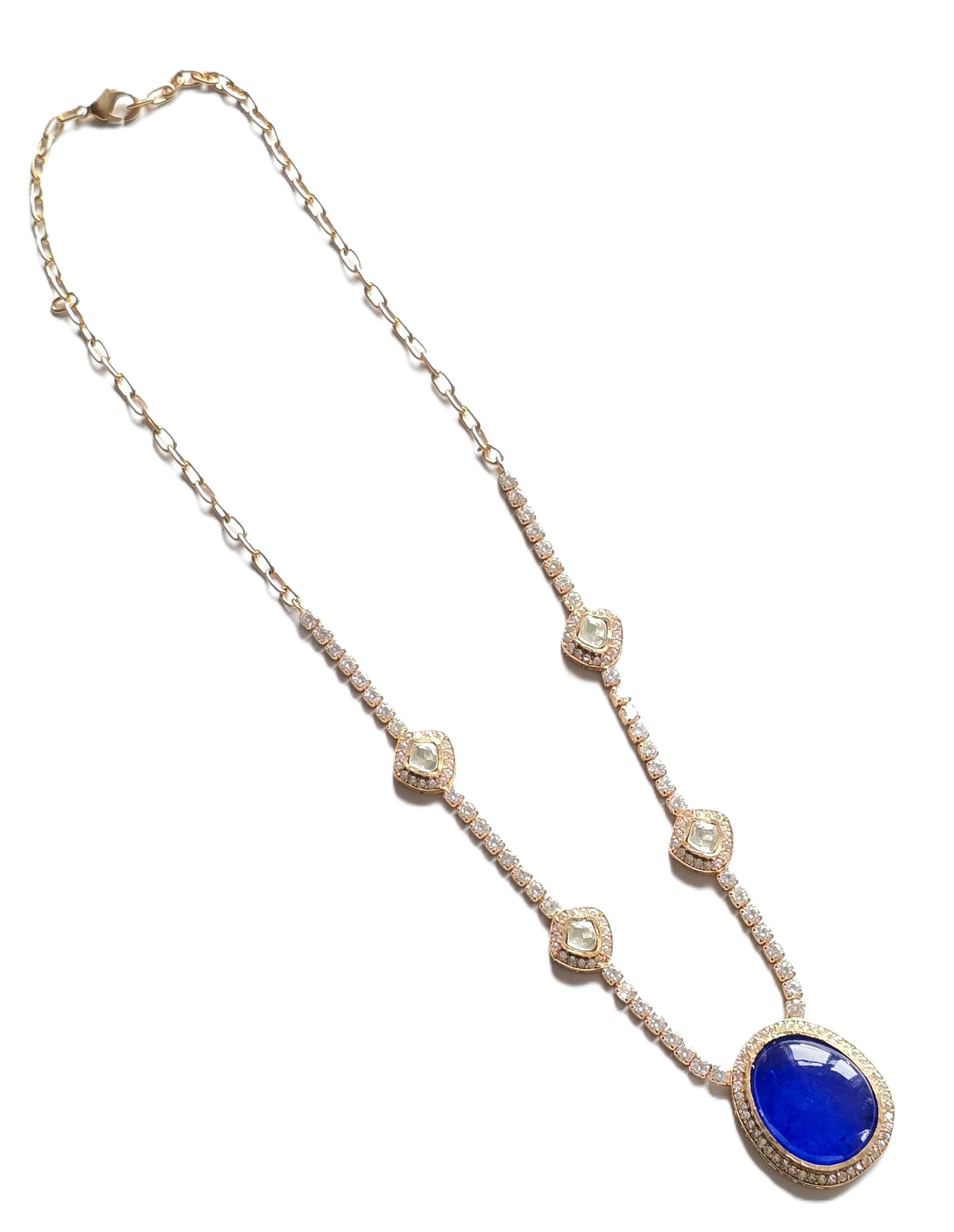 Juliette CZ & Pota Doublet Necklace Set