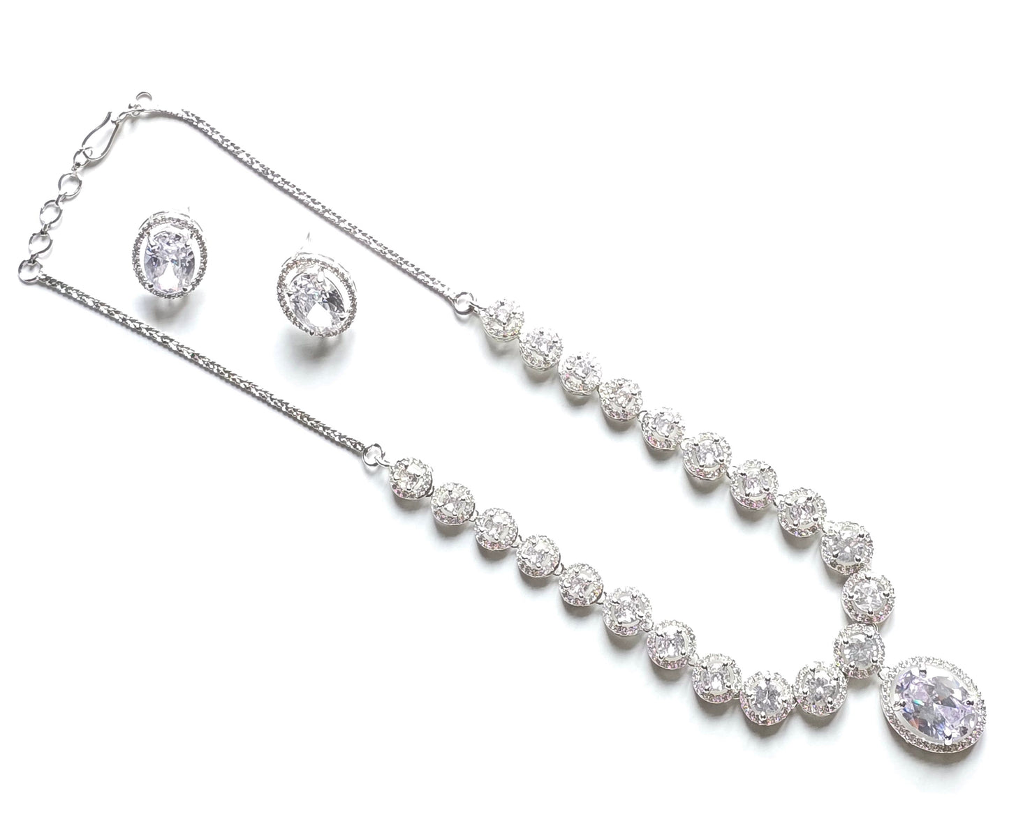 Colette CZ Statement Necklace Set