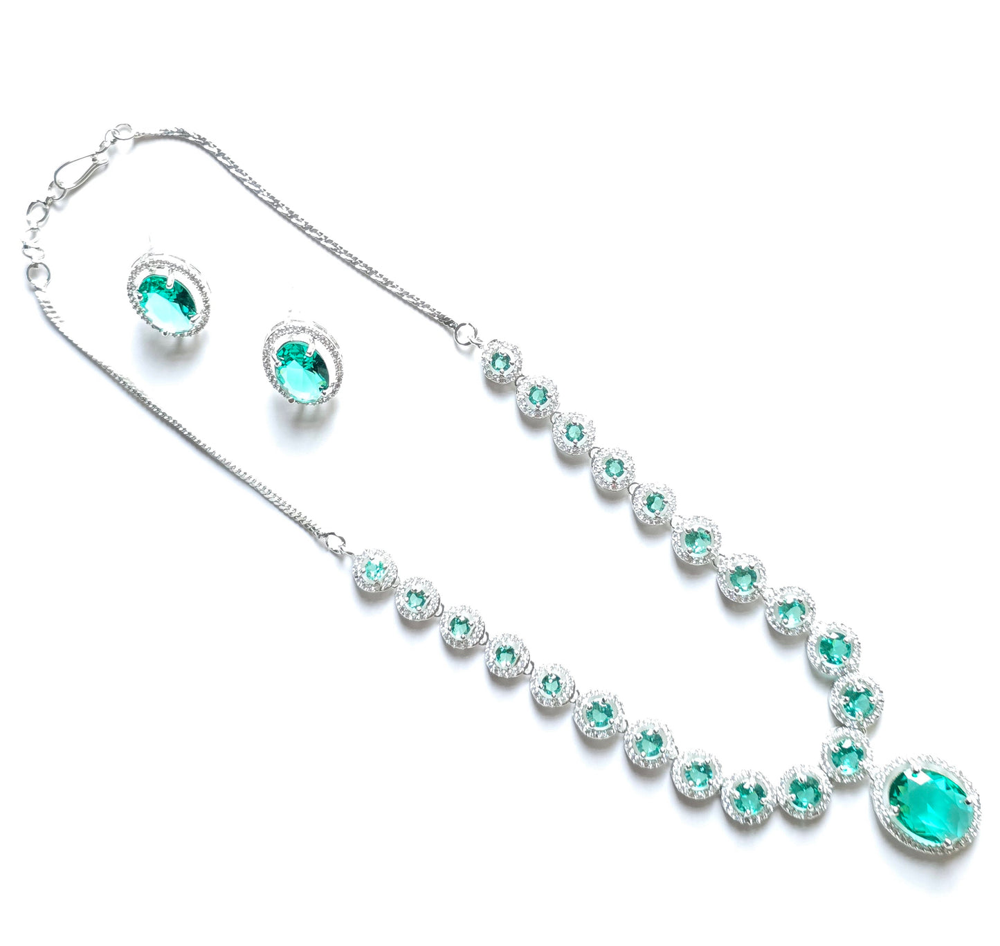 Colette CZ Statement Necklace Set