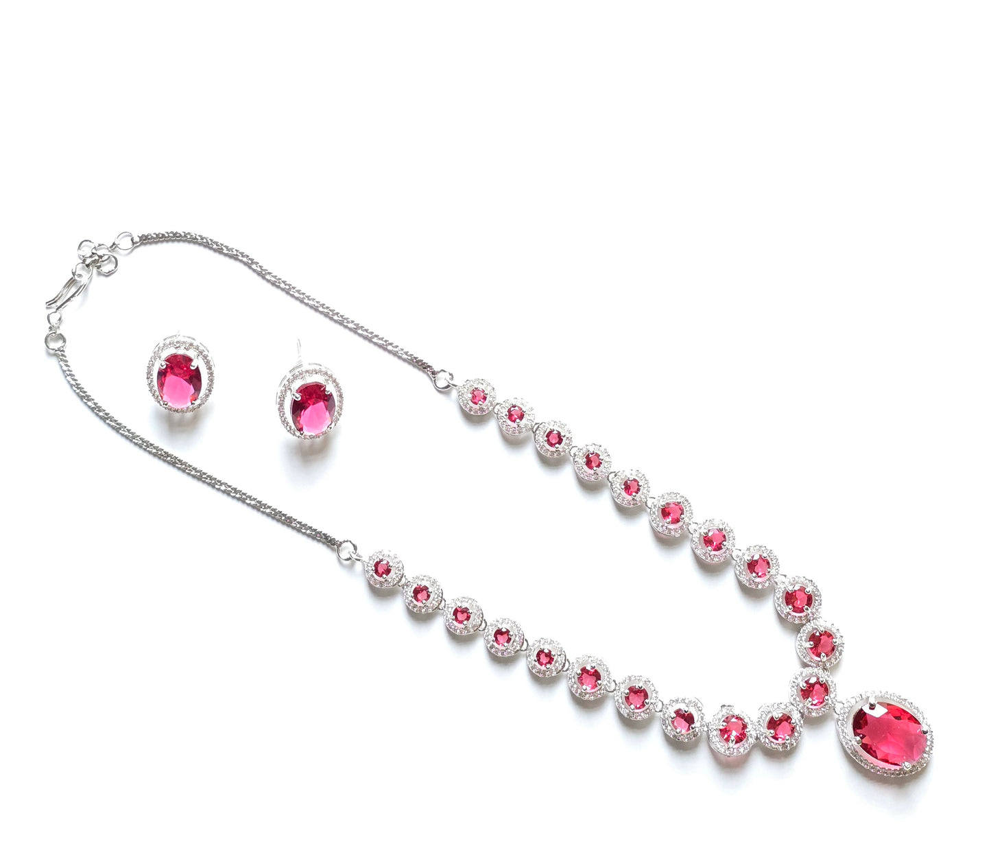 Colette CZ Statement Necklace Set
