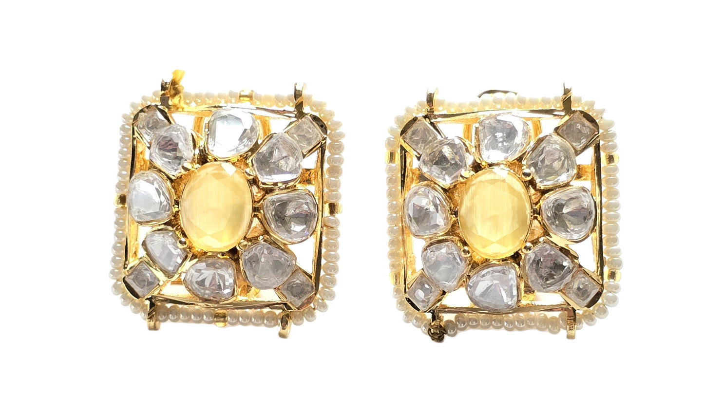 Zoe Moissanite Doublet Studs