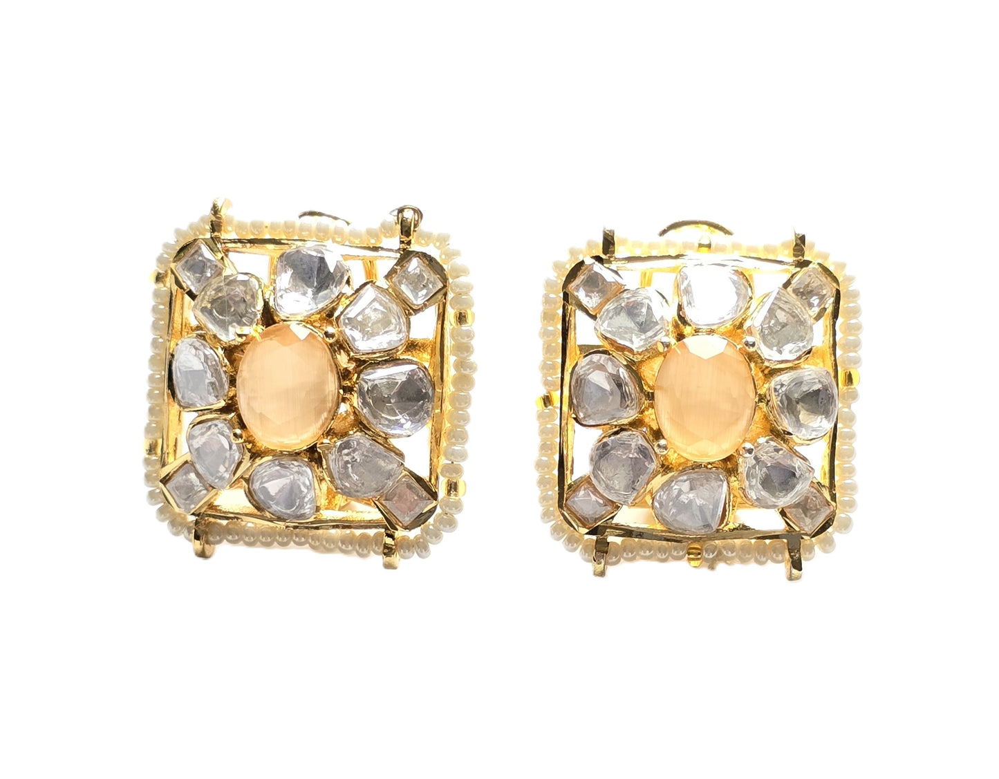 Zoe Moissanite Doublet Studs