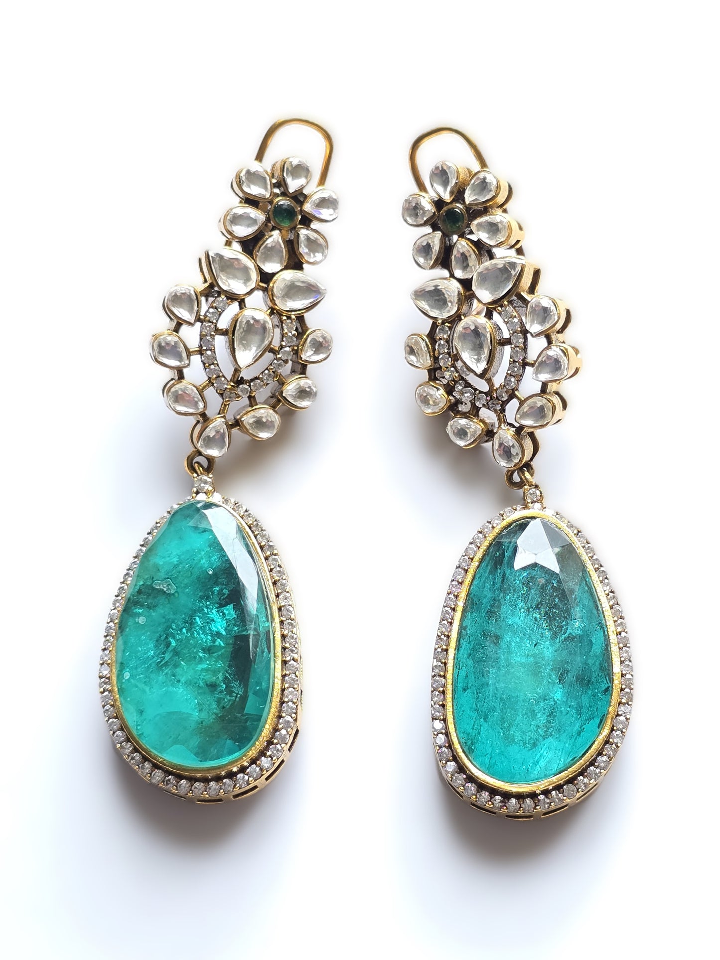 Leah Polki Doublet Dangler Earrings