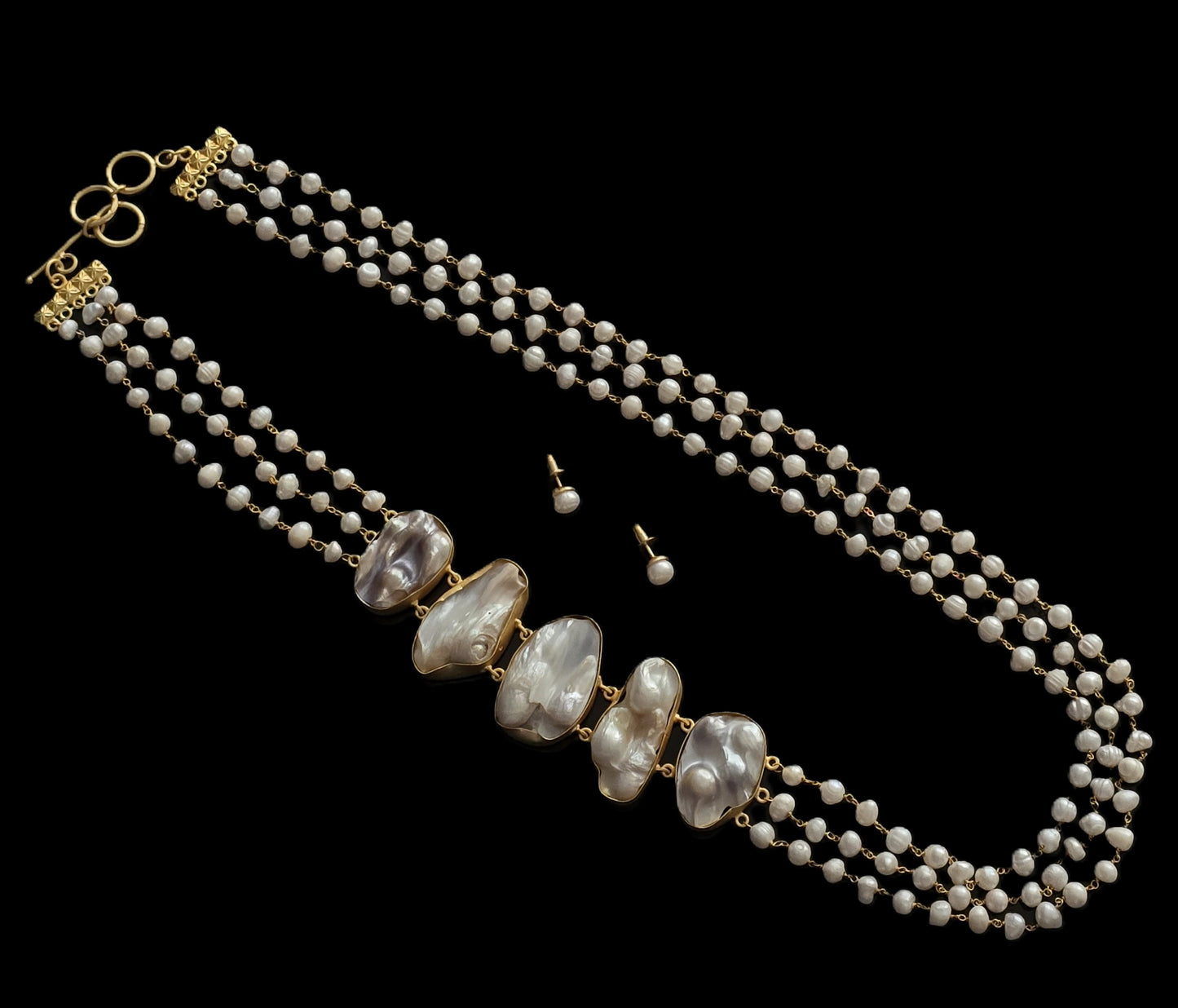 Florence Baroque Pearl Necklace Set