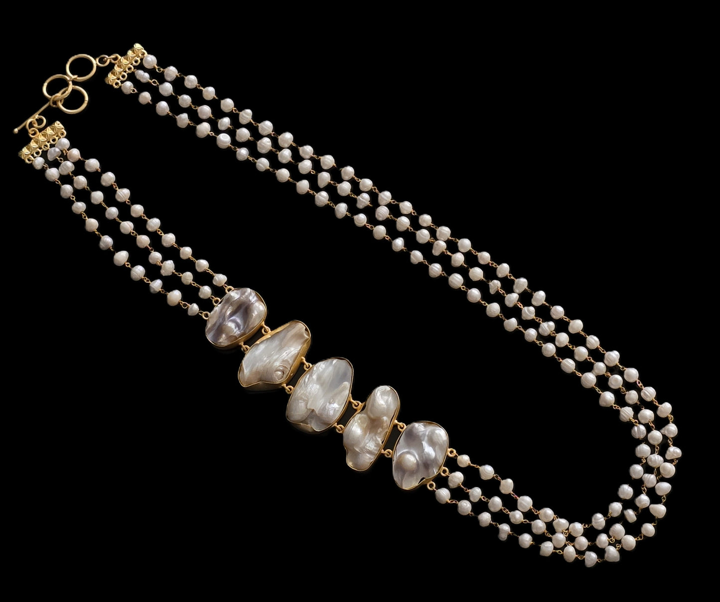 Florence Baroque Pearl Necklace Set