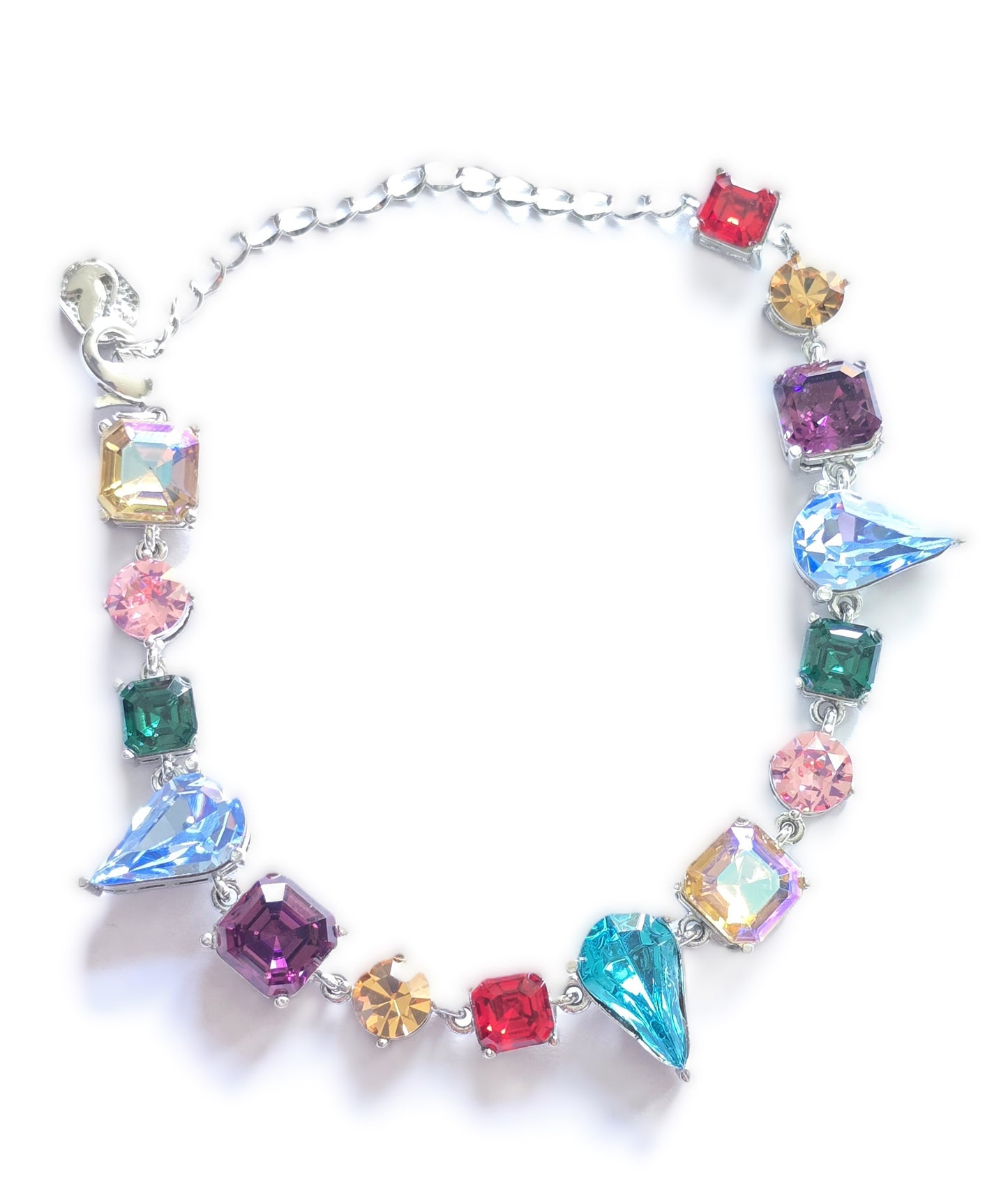 Ethel Geometric Crystal Bracelet