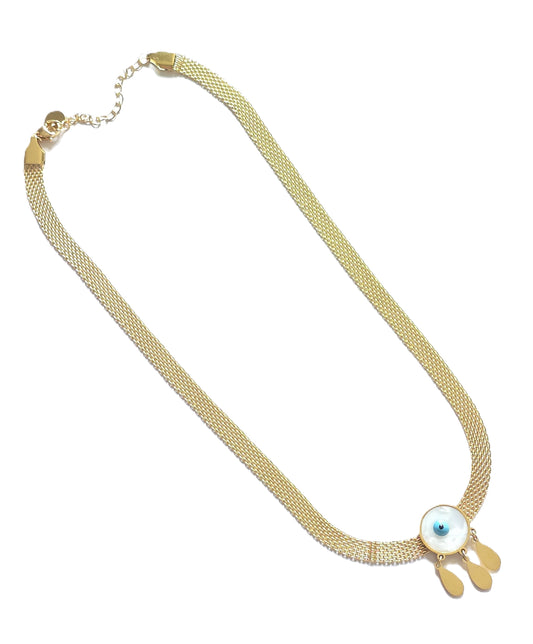 Evil Eye MOP Necklace