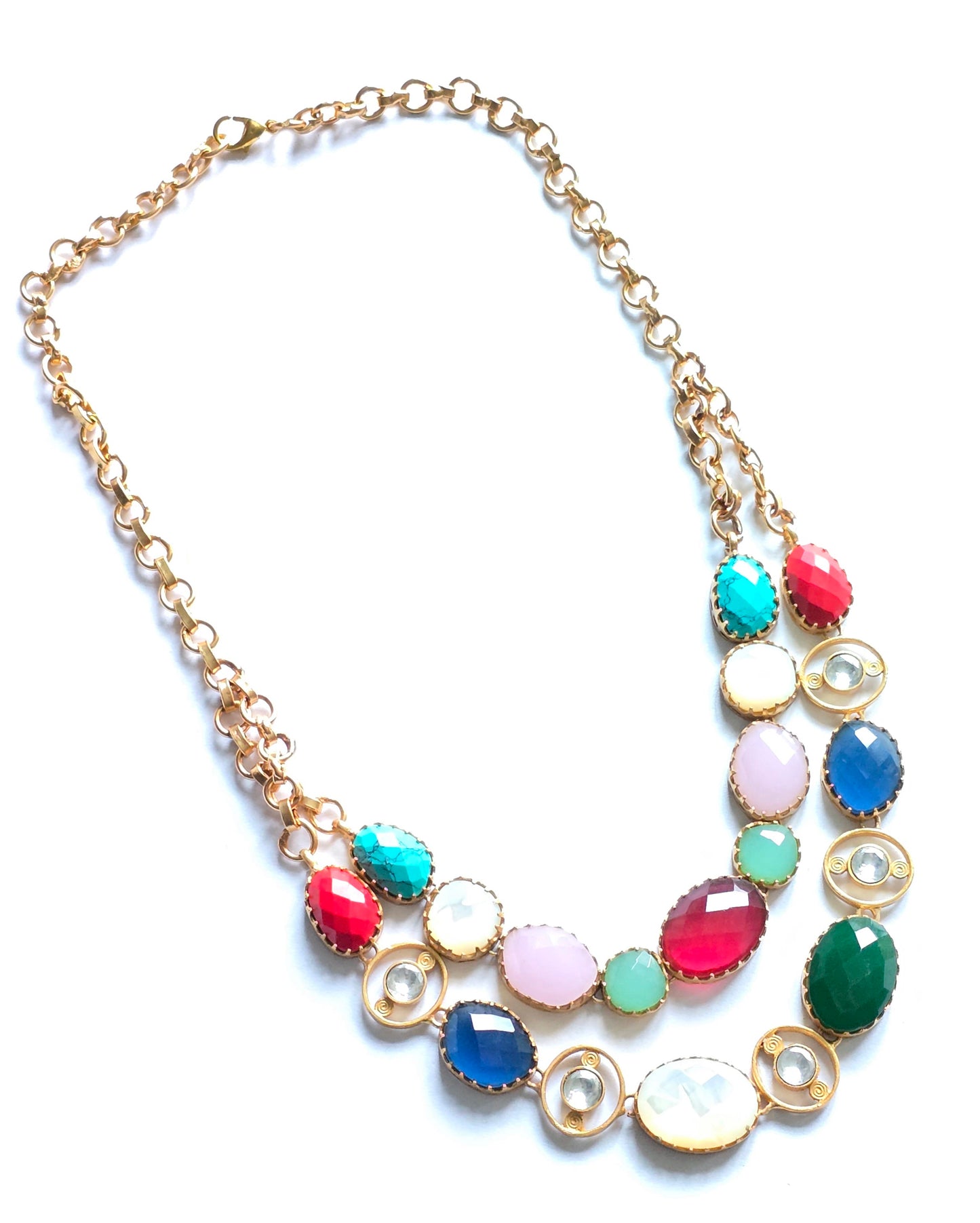 Melina Handcrafted Fusion Necklace Set