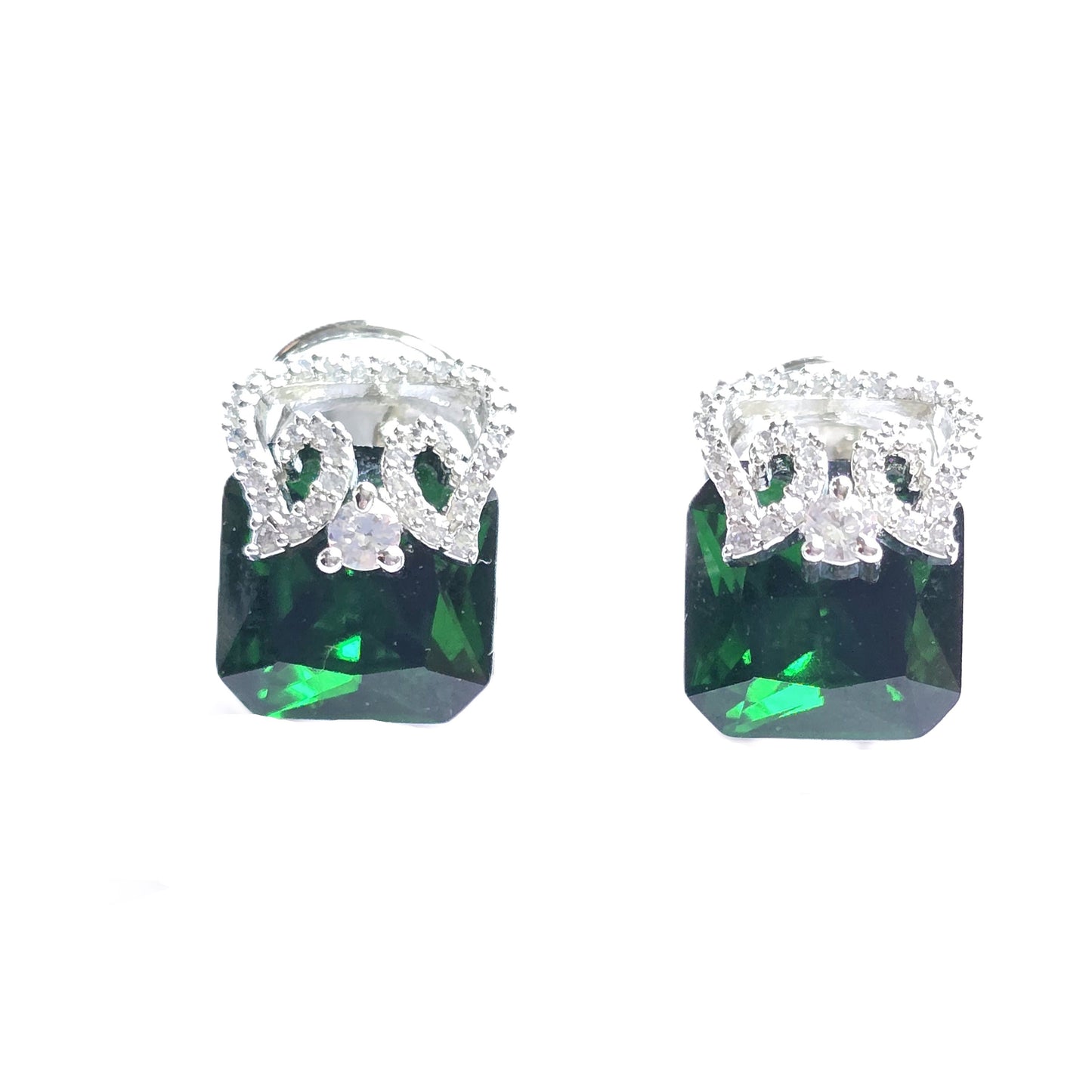 Ella Zircon Crystal Pendant Set