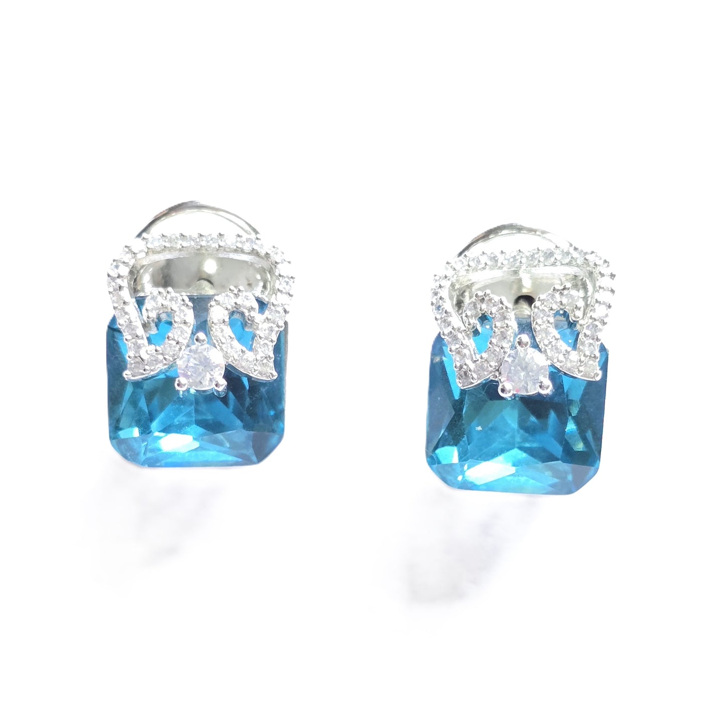 Ella Zircon Crystal Pendant Set