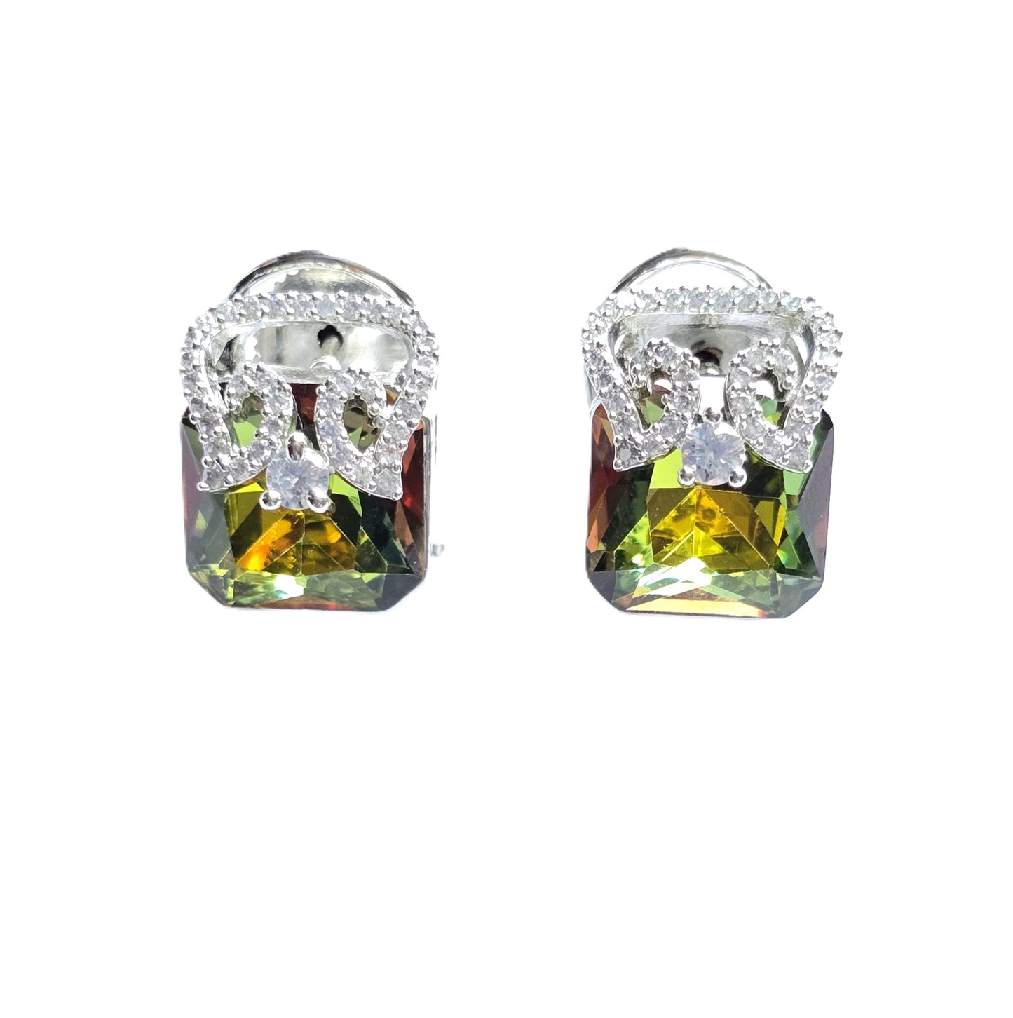 Ella Zircon Crystal Pendant Set