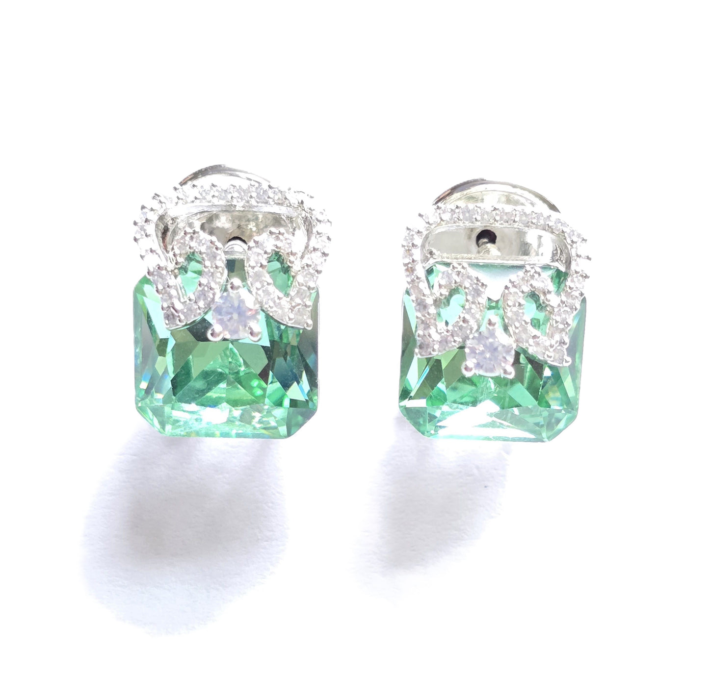 Ella Zircon Crystal Pendant Set