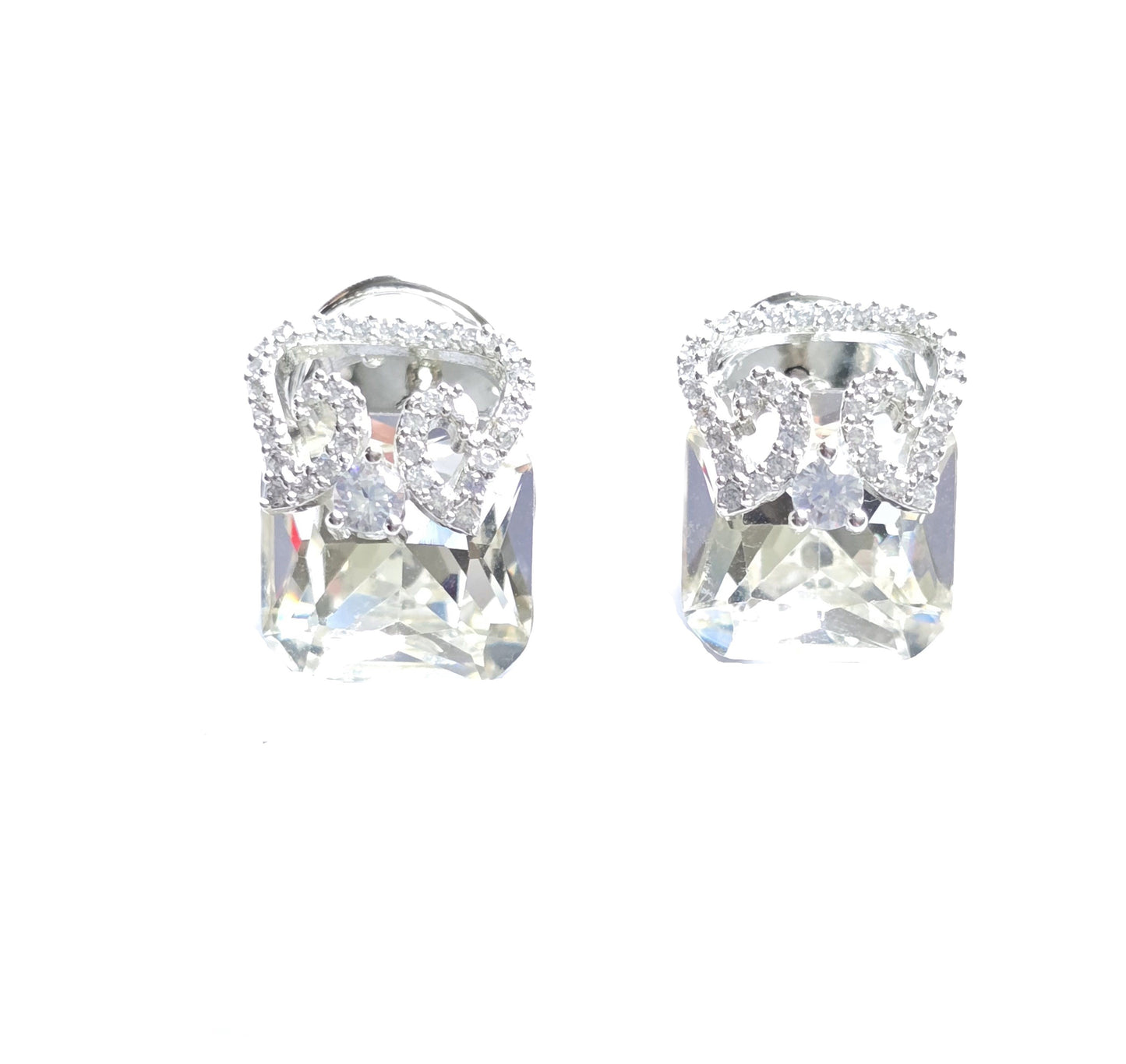 Ella Zircon Crystal Pendant Set