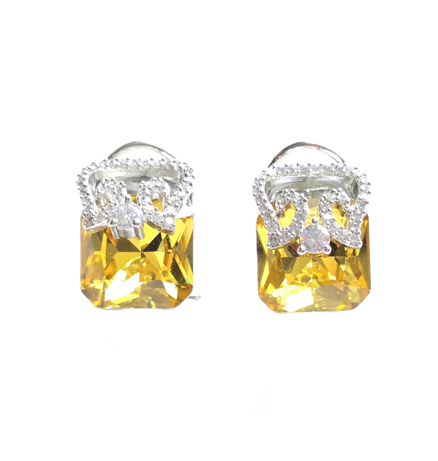 Ella Zircon Crystal Pendant Set
