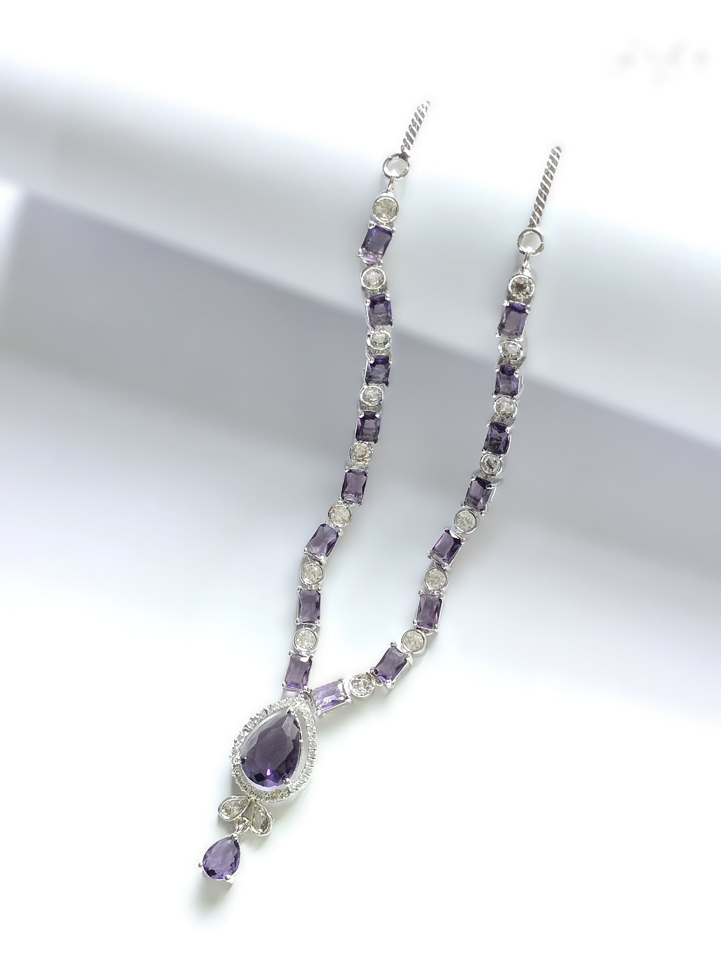 Cubic Zirconia Necklace Set