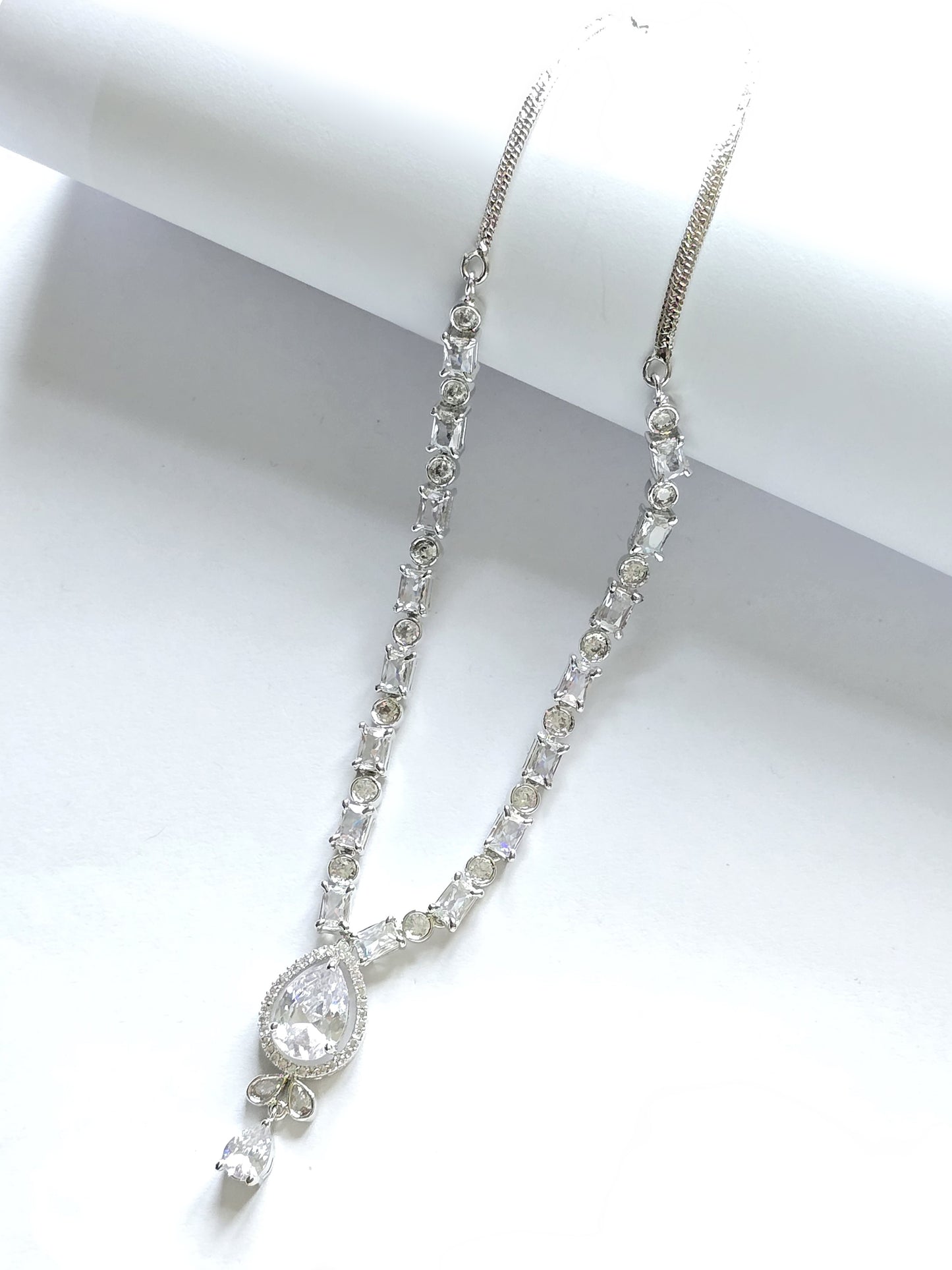 Cubic Zirconia Necklace Set