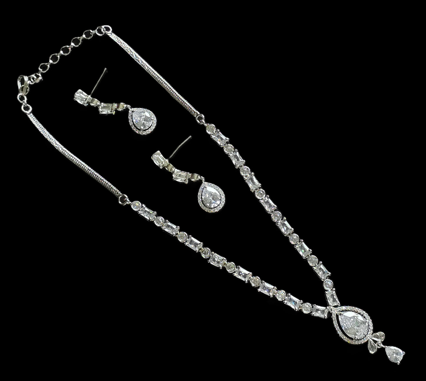 Cubic Zirconia Necklace Set