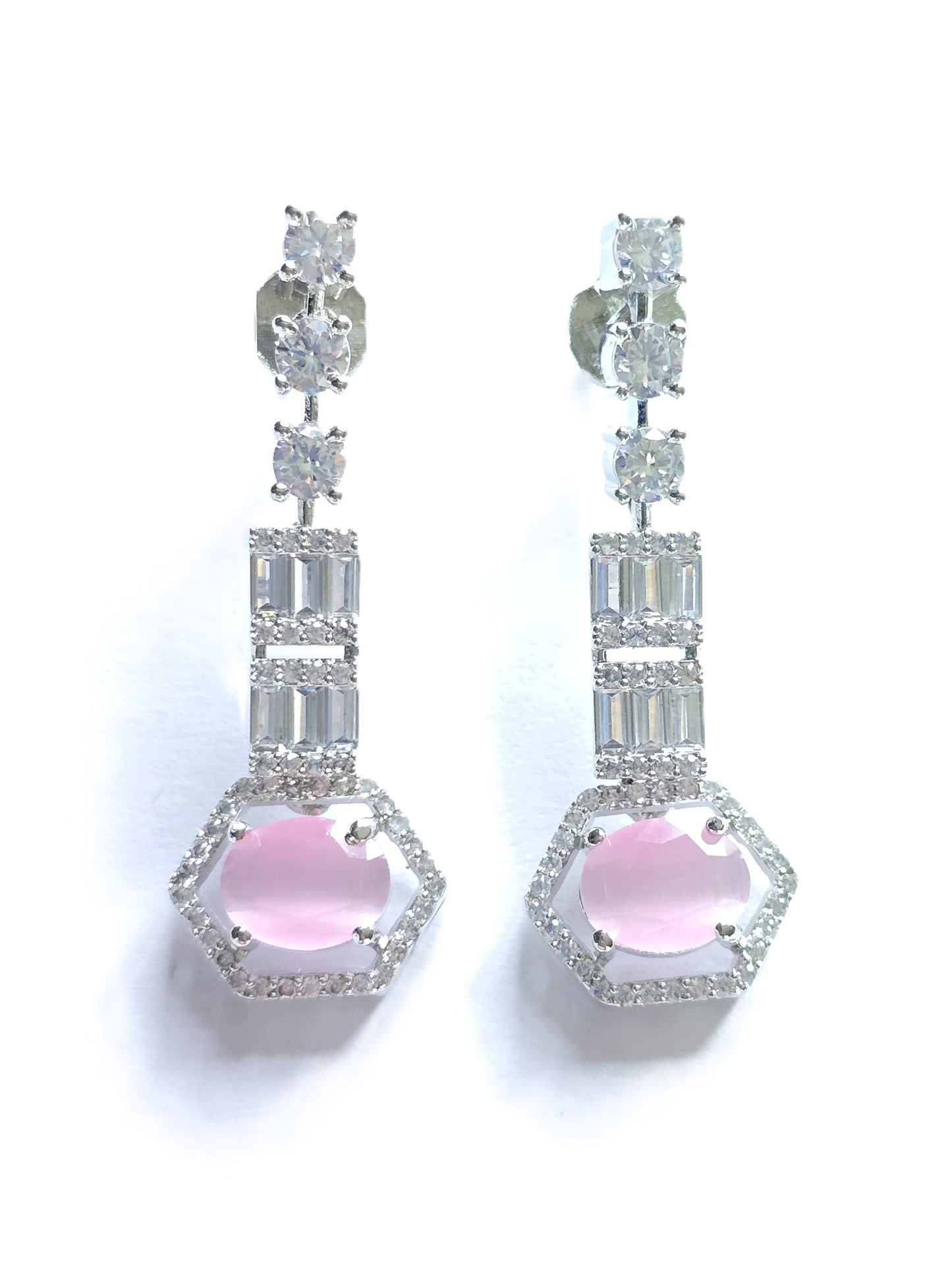 Nadine CZ Dangle Earrings