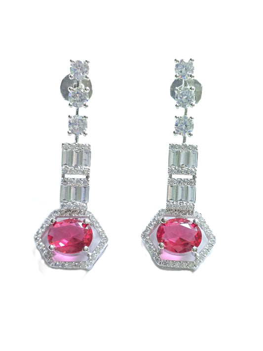 Nadine CZ Dangle Earrings