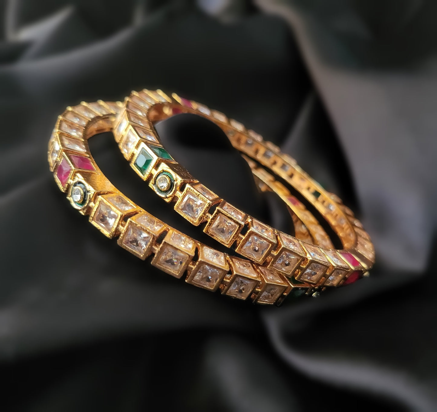 Anabella Polki Bangles Pair