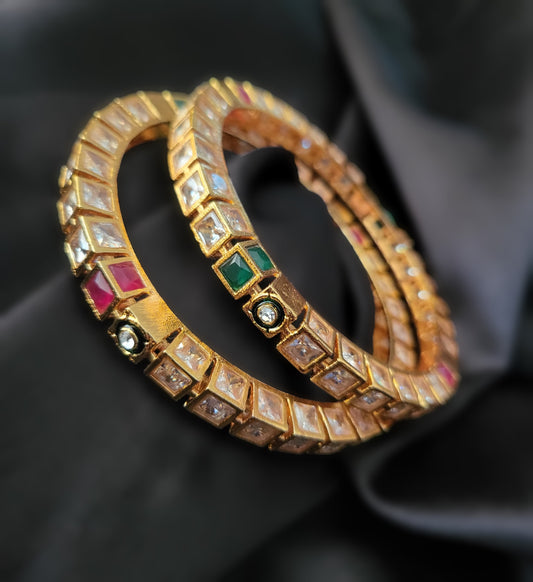 Anabella Polki Bangles Pair