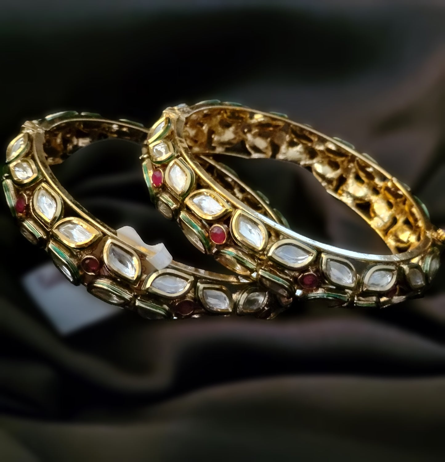 Aria Kundan Bangles Pair