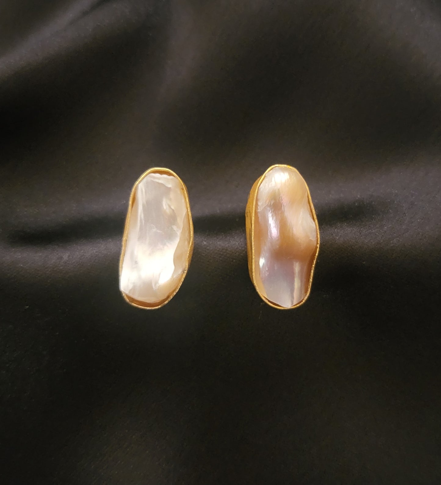 Baroque Natural Pearl Stud