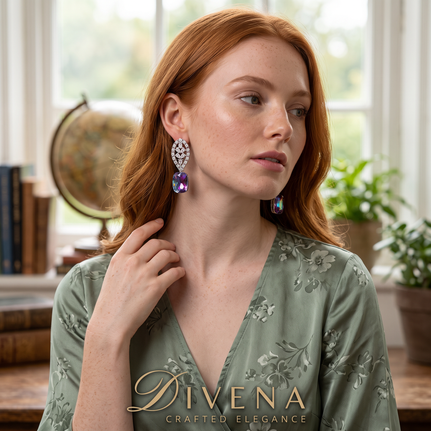Kimberley Moissanite Crystal Earring