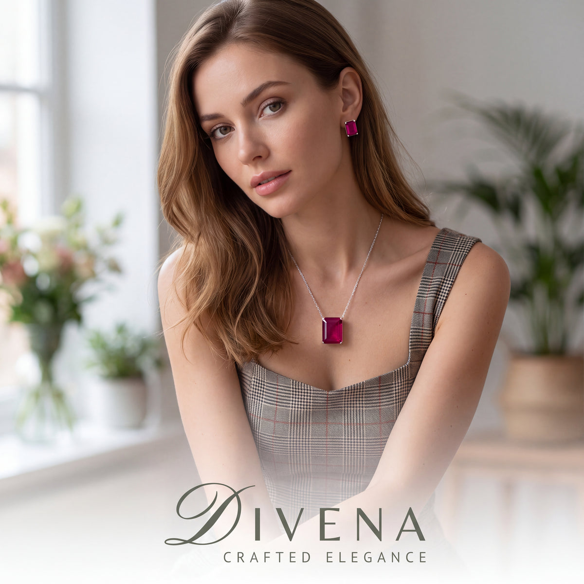 Pippa Doublet Stone Pendant Set