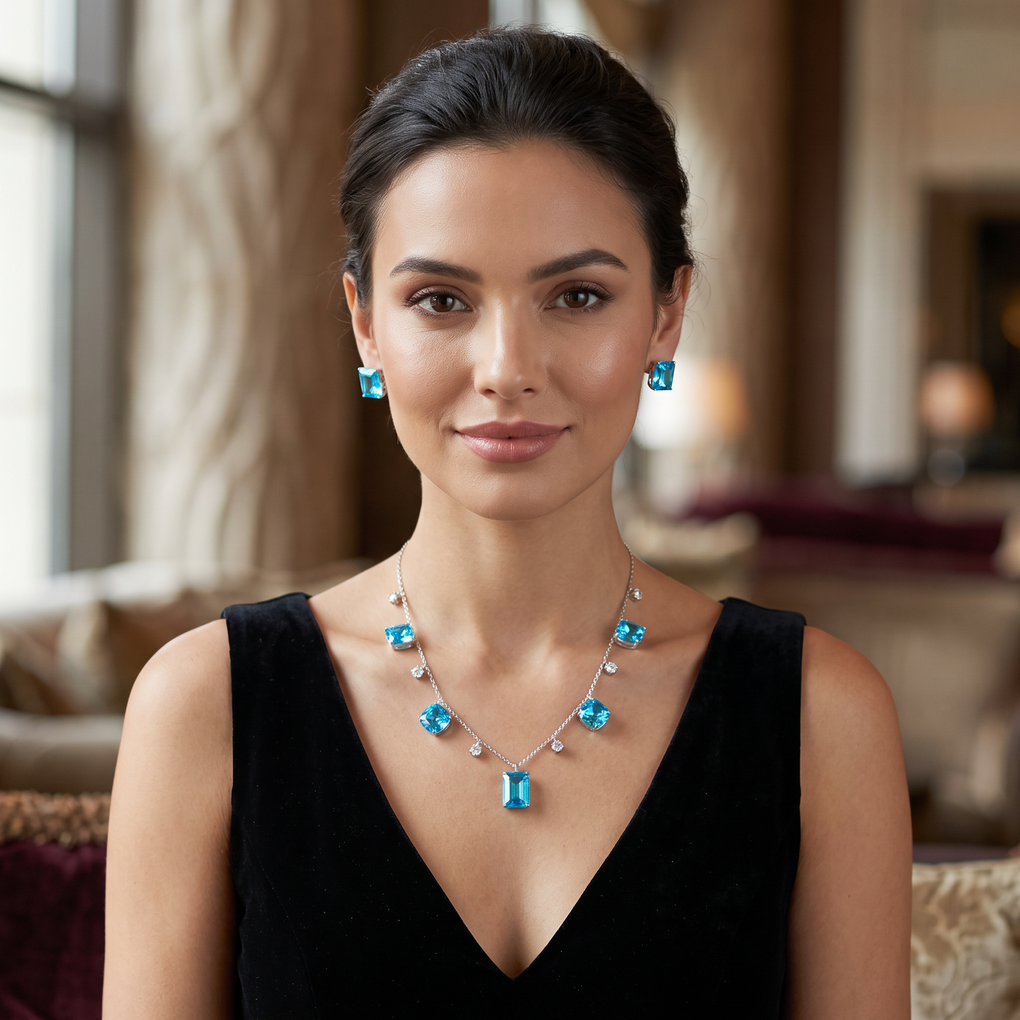 Lauren Geometric Crystal Set