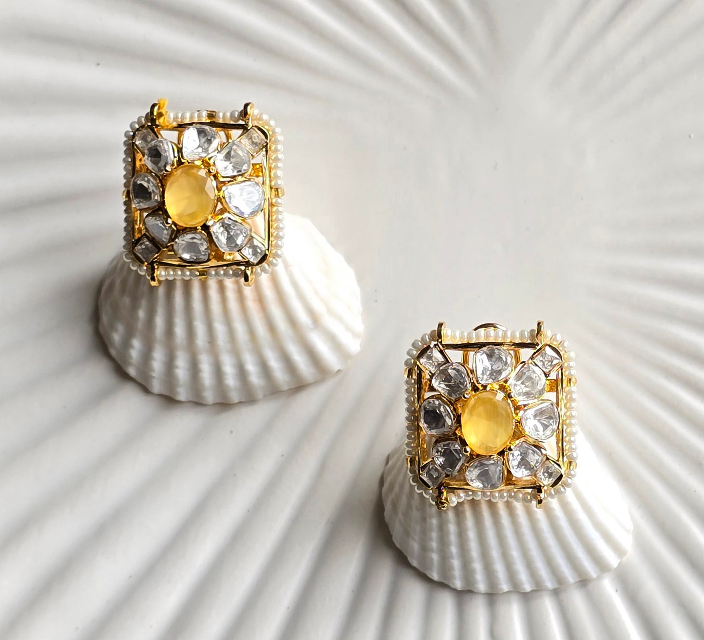 Moissanite Doublet Studs