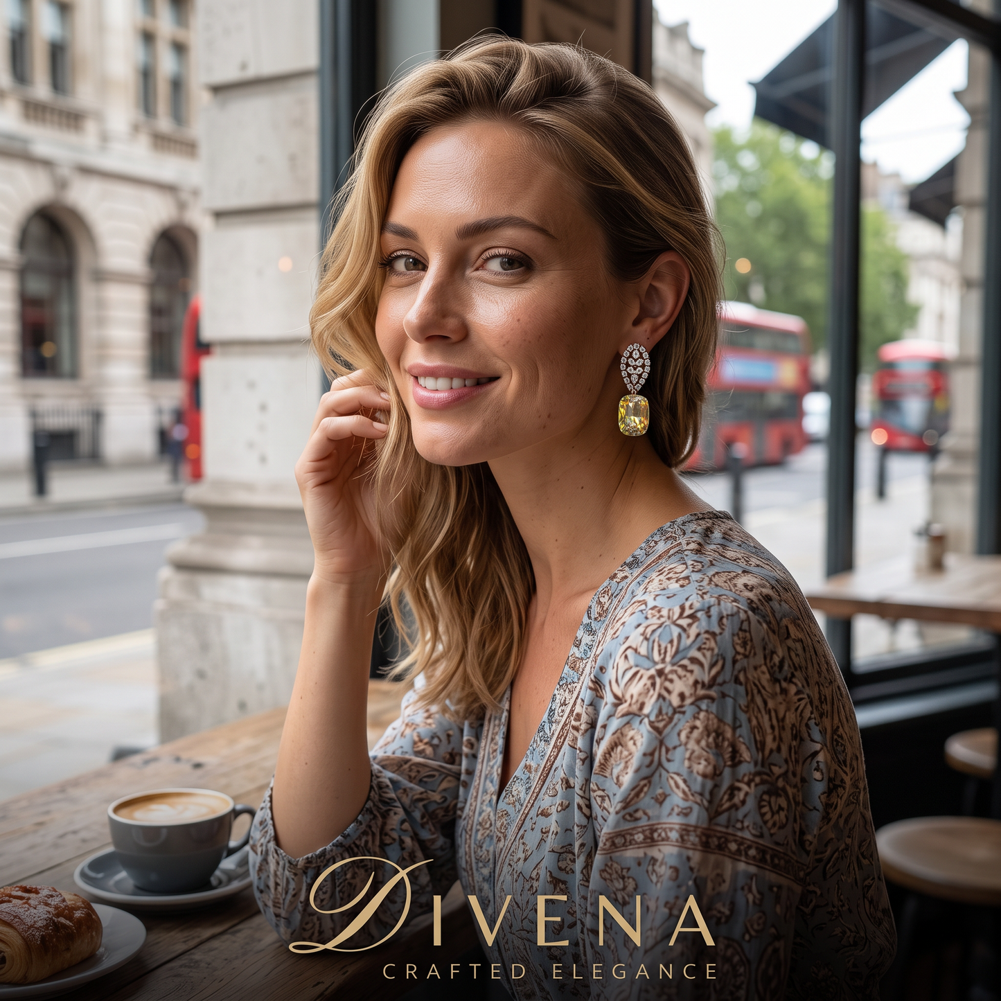 Kimberley Moissanite Crystal Earring