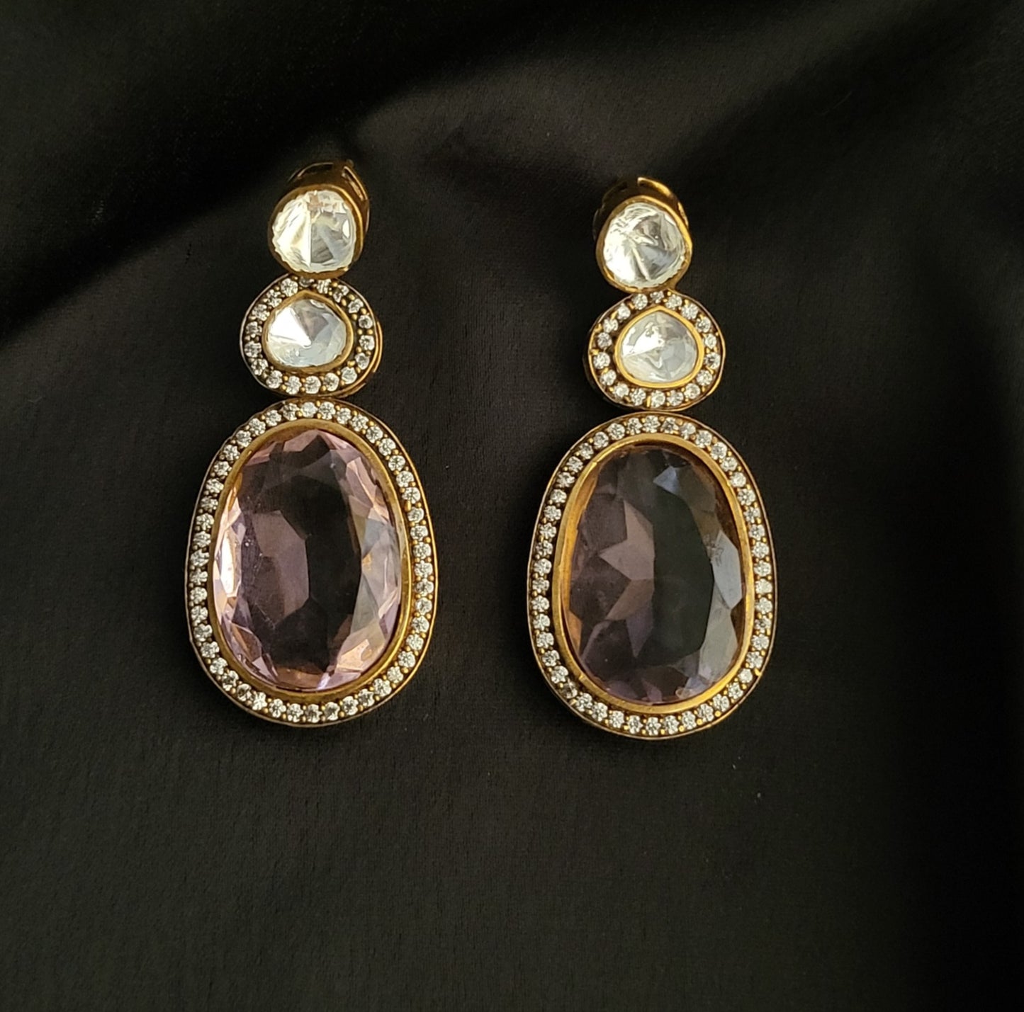 Crystal Dangler Earrings