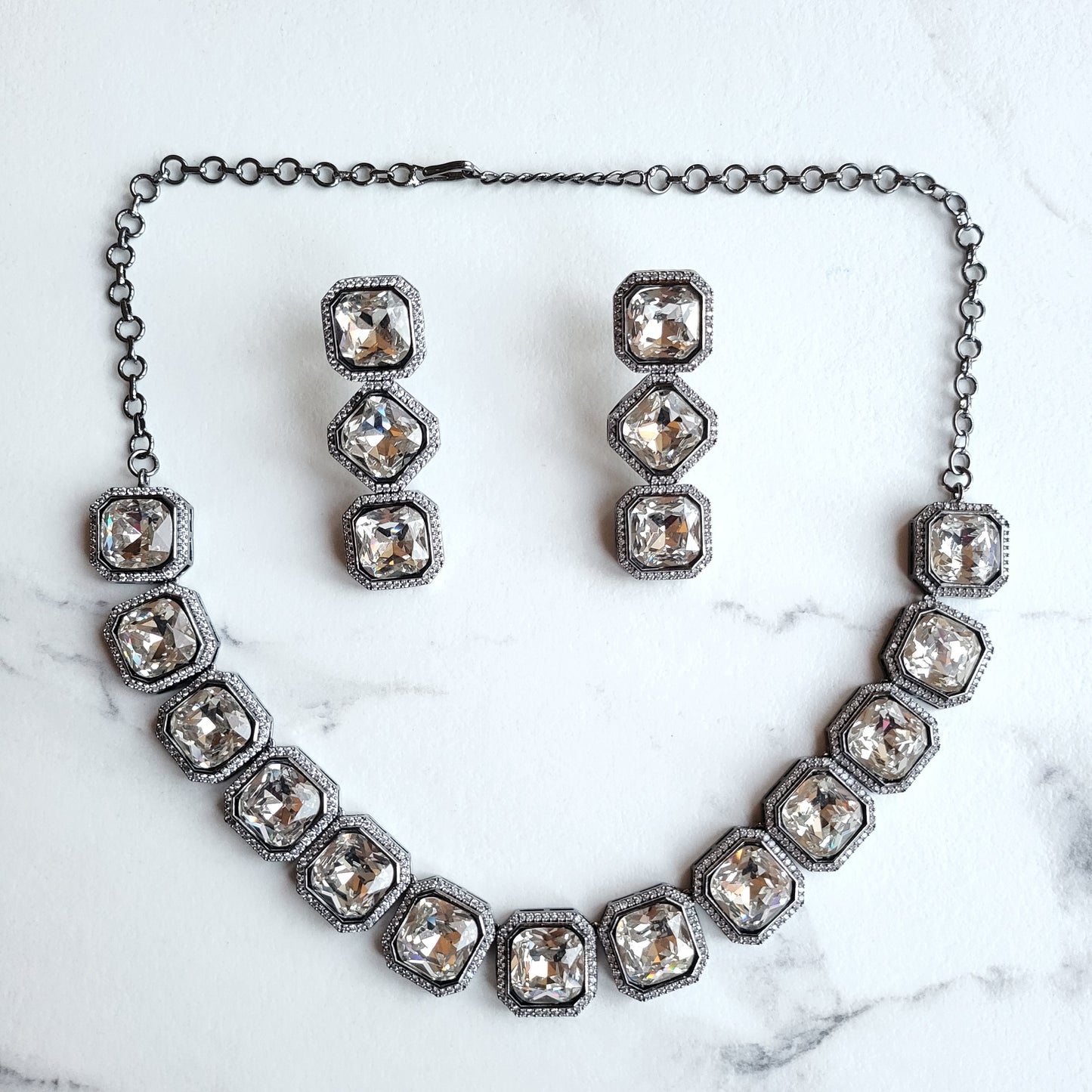 Layla Crystal Necklace Set