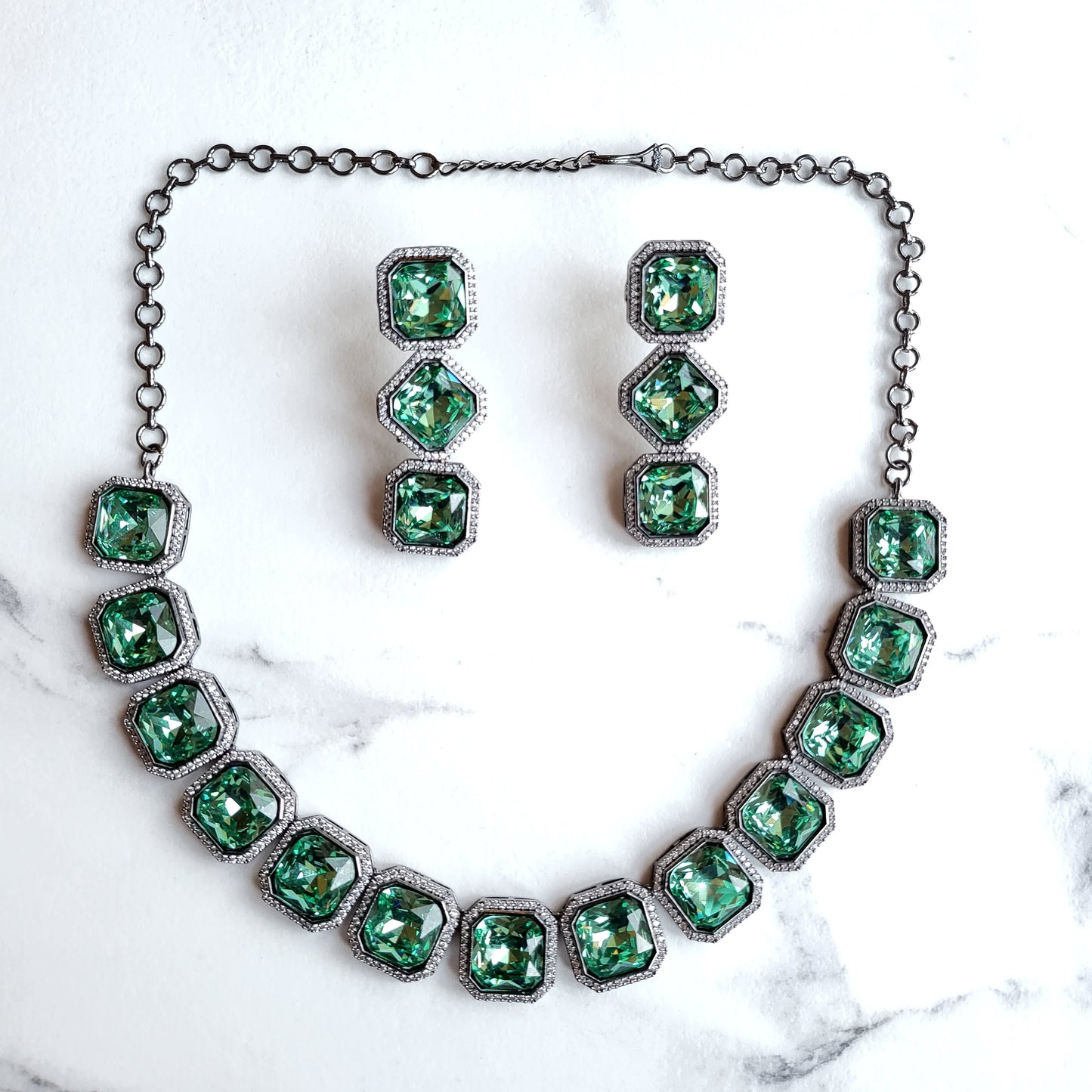 Layla Crystal Necklace Set