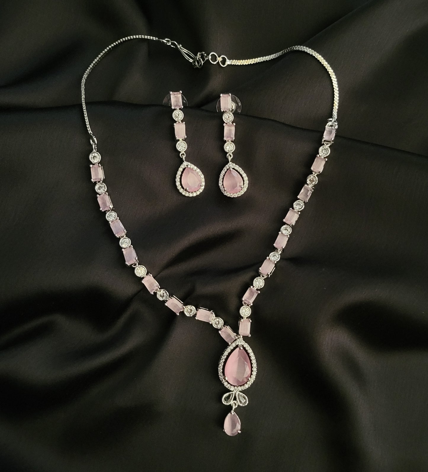 Cubic Zirconia Necklace Set