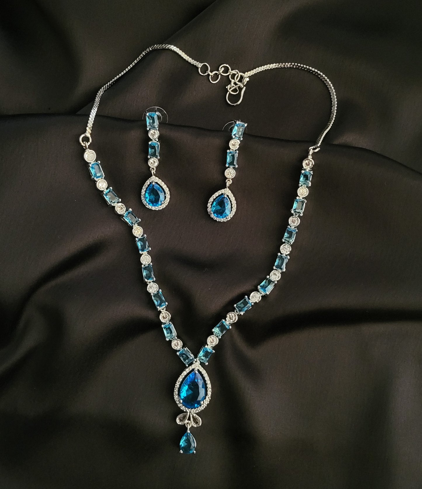 Cubic Zirconia Necklace Set