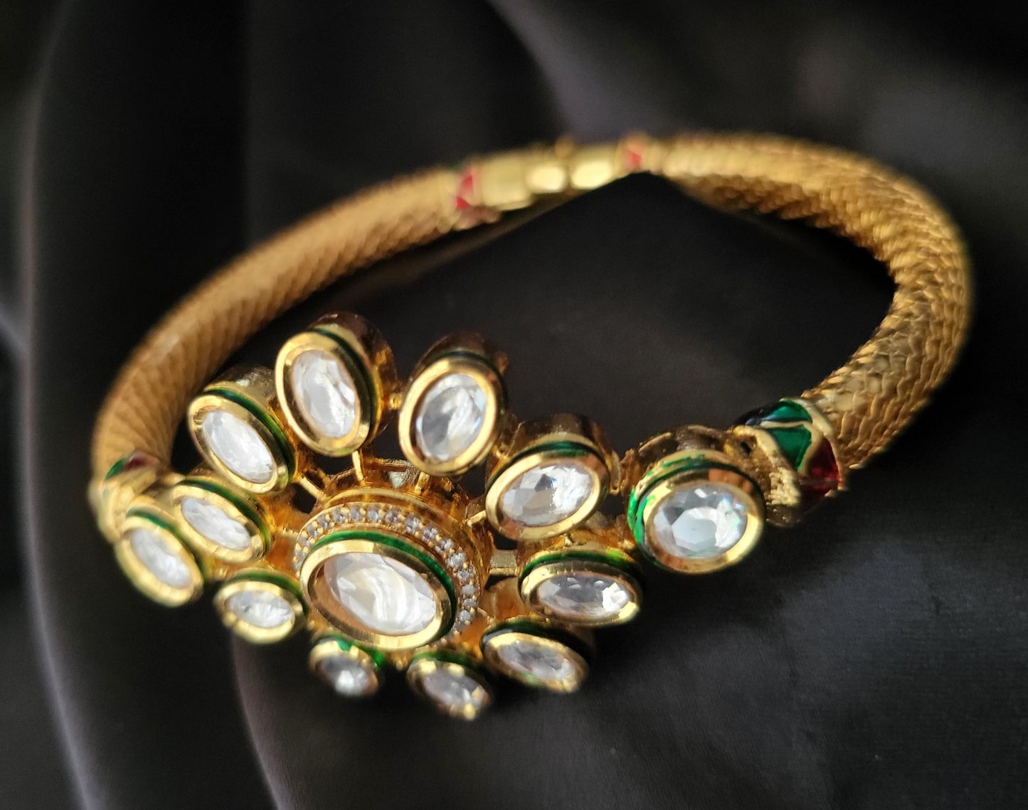 Daisy Kundan Bracelet