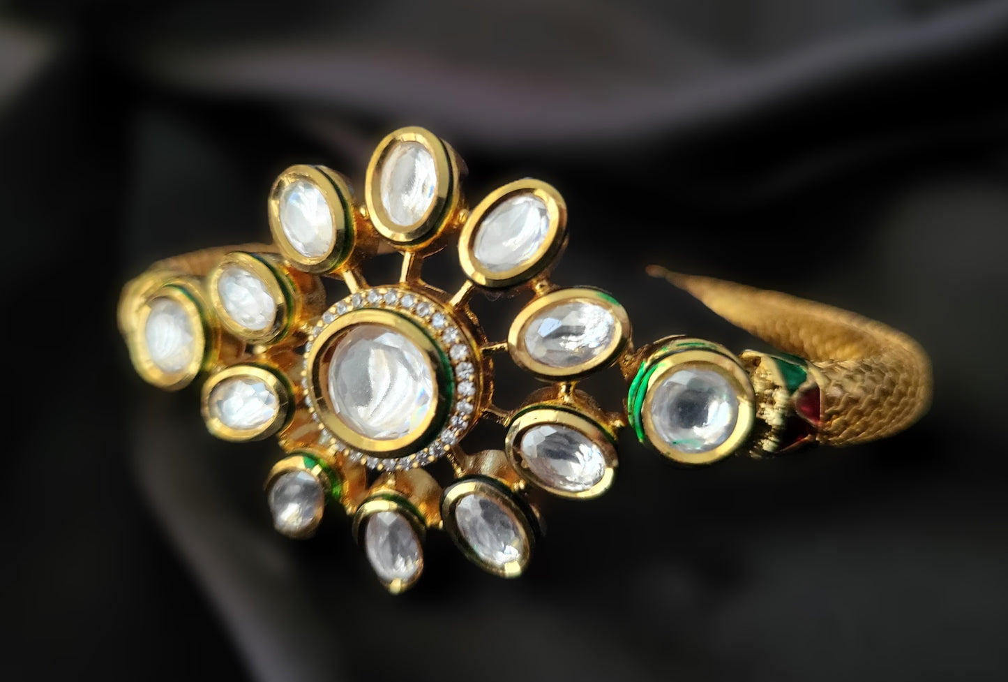 Daisy Kundan Bracelet